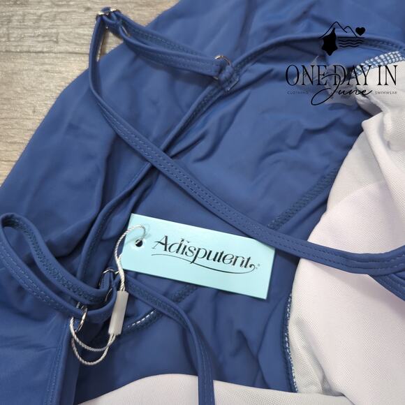 Adisputent High Waist Flounce Bikini Swimsuit Size M - Picture 4 of 7